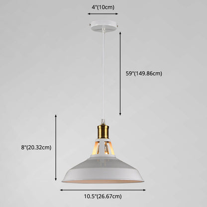 Margaux Warehouse Pendant Light Industrial Metal Hanging