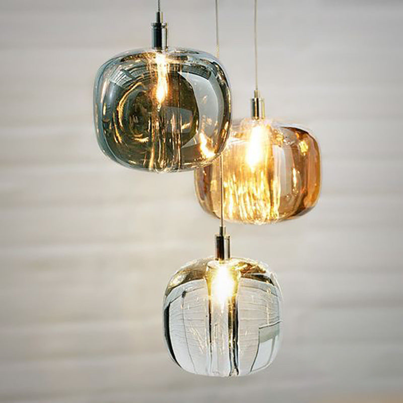 Isabelle Postmodern Blown Glass LED Pendant Light