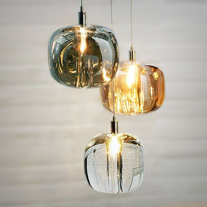 Isabelle Postmodern Blown Glass LED Pendant Light