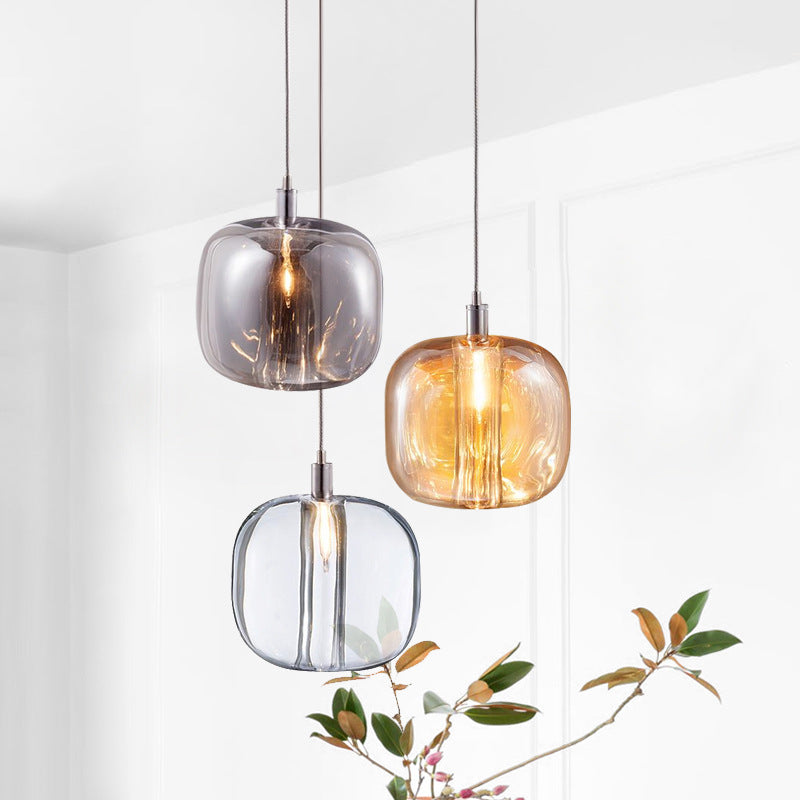 Isabelle Postmodern Blown Glass LED Pendant Light