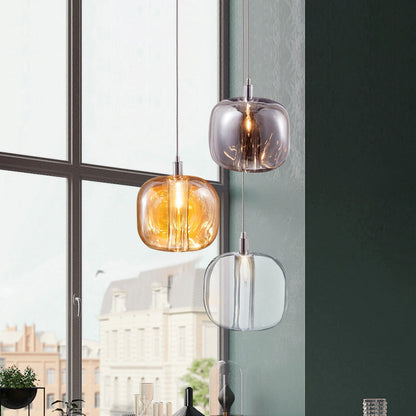 Isabelle Postmodern Blown Glass LED Pendant Light