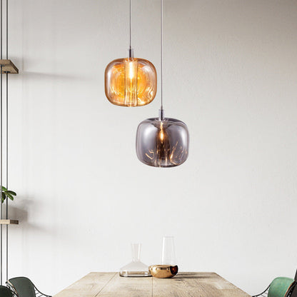 Isabelle Postmodern Blown Glass LED Pendant Light