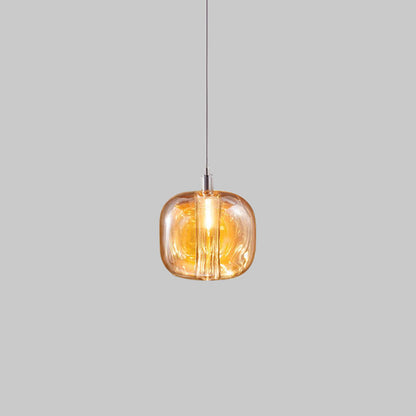 Isabelle Postmodern Blown Glass LED Pendant Light