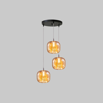 Isabelle Postmodern Blown Glass LED Pendant Light