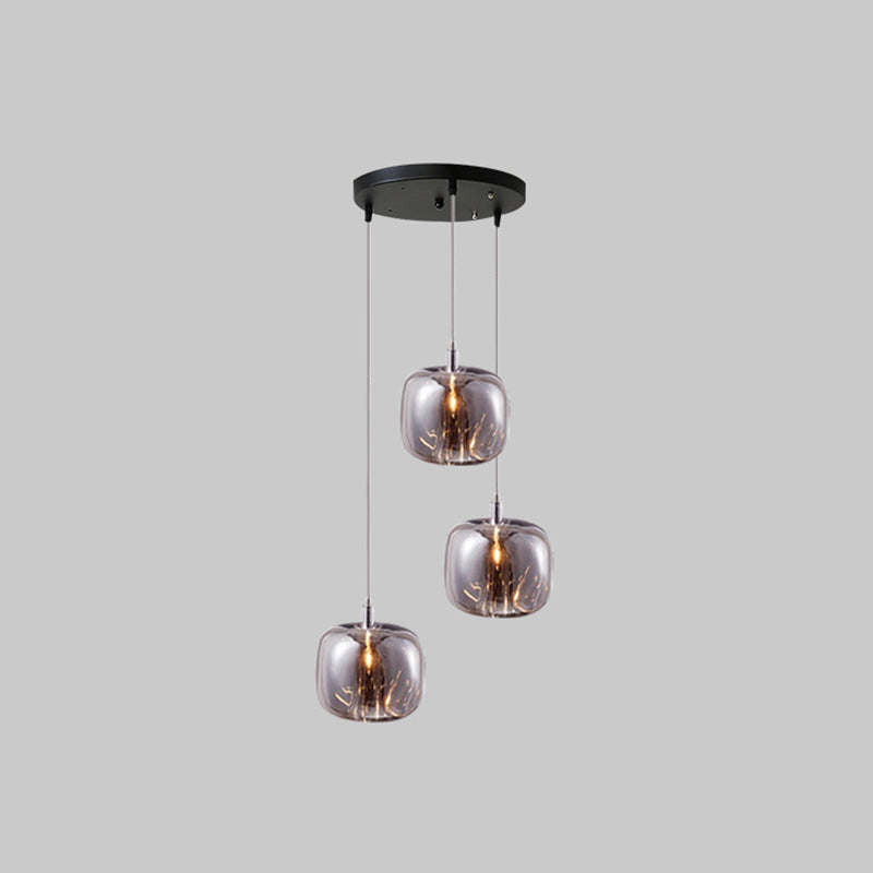 Isabelle Postmodern Blown Glass LED Pendant Light