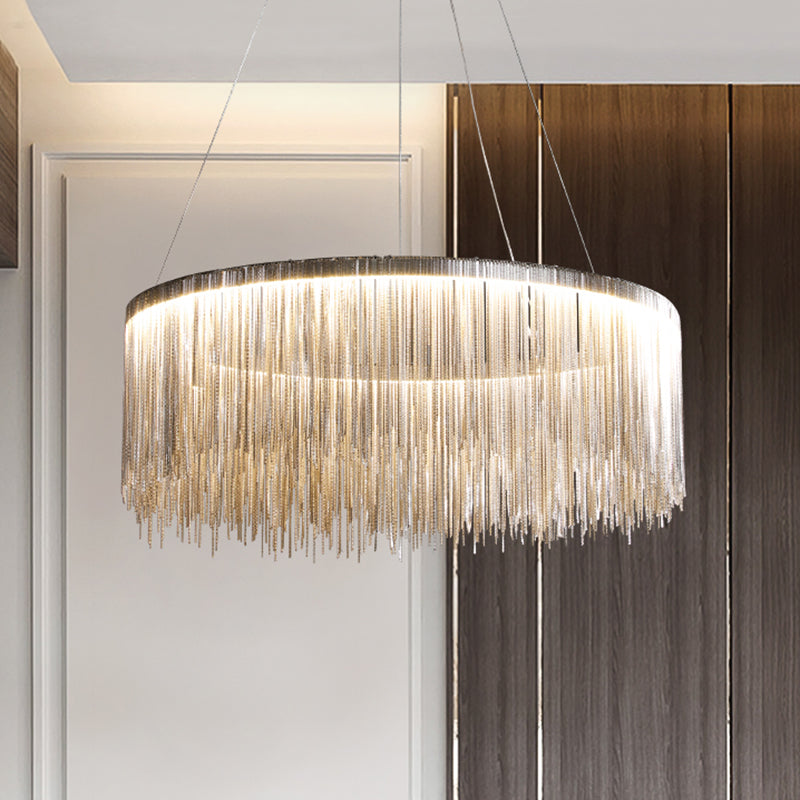 Margaux Tassel Chain Circular Chandelier