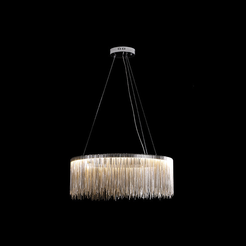 Margaux Tassel Chain Circular Chandelier