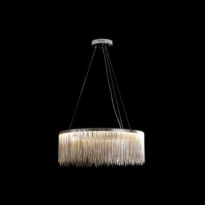 Margaux Tassel Chain Circular Chandelier