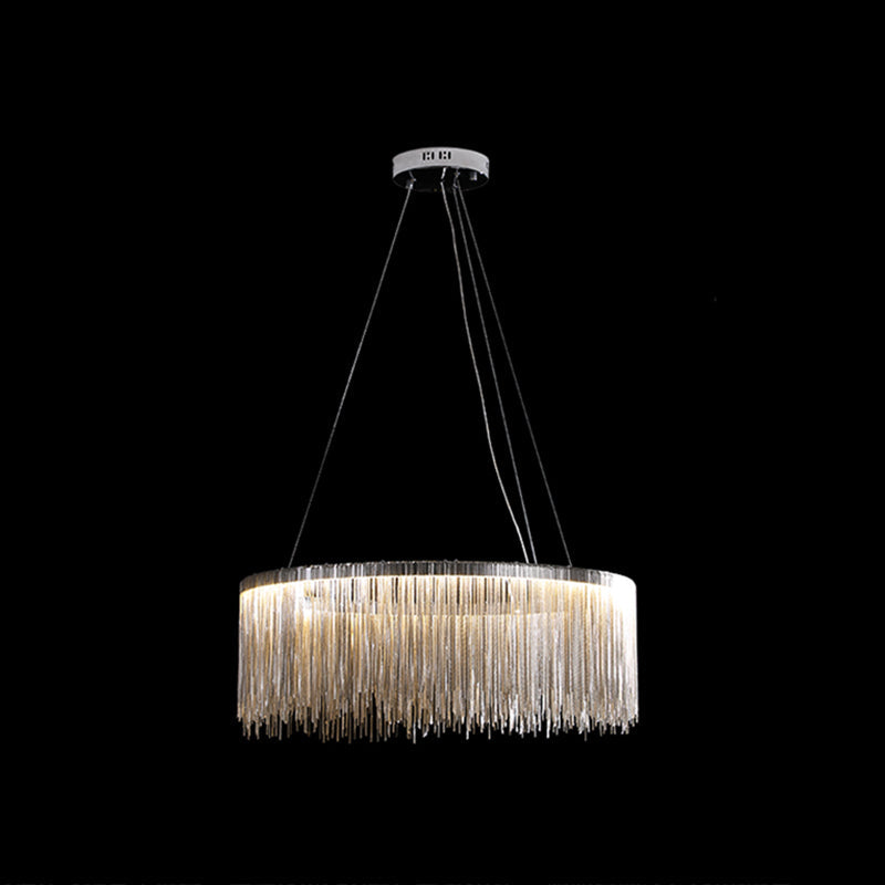 Margaux Tassel Chain Circular Chandelier