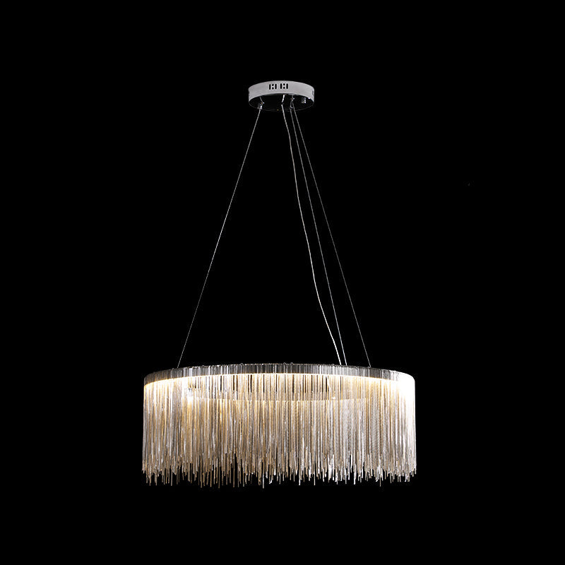 Margaux Tassel Chain Circular Chandelier