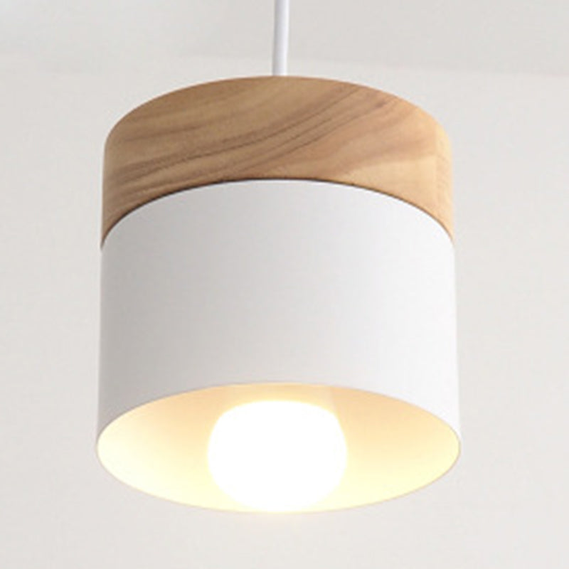Aurélie Modern Wooden Top Macarons Pendant Light