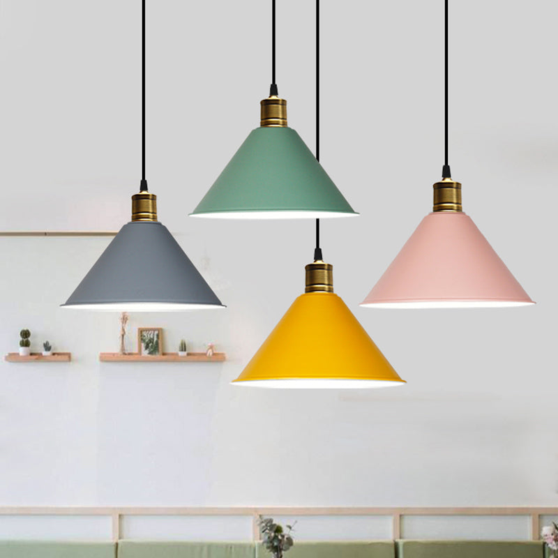 Elise Tapered Nordic Pendant Light Modern Color Hanging Lamp