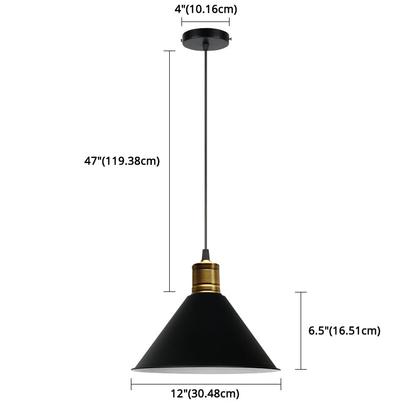 Elise Tapered Nordic Pendant Light Modern Color Hanging Lamp