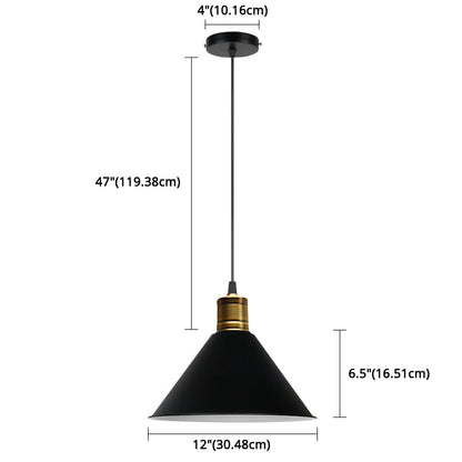 Elise Tapered Nordic Pendant Light Modern Color Hanging Lamp