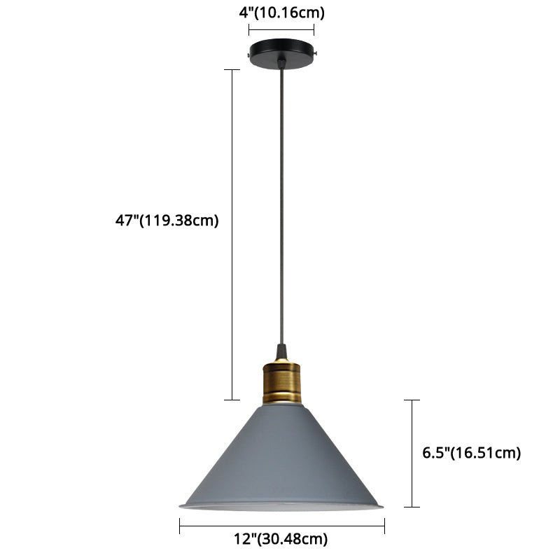 Elise Tapered Nordic Pendant Light Modern Color Hanging Lamp