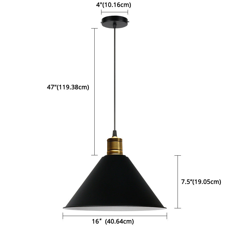 Elise Tapered Nordic Pendant Light Modern Color Hanging Lamp