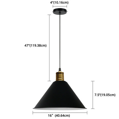 Elise Tapered Nordic Pendant Light Modern Color Hanging Lamp