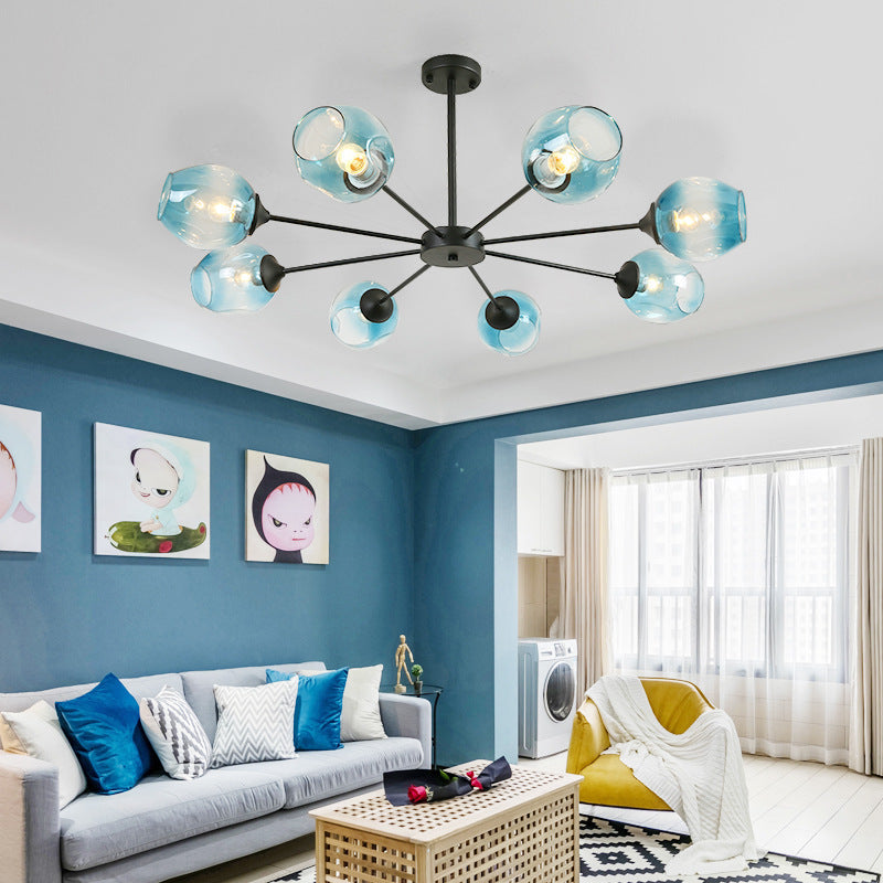 Delphine Whiskey Glass Branch Chandelier Modern Pendant