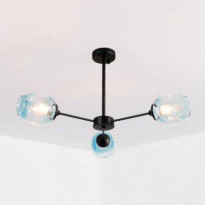 Delphine Whiskey Glass Branch Chandelier Modern Pendant