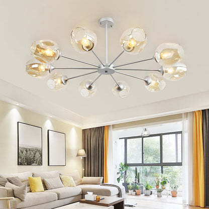 Delphine Whiskey Glass Branch Chandelier Modern Pendant
