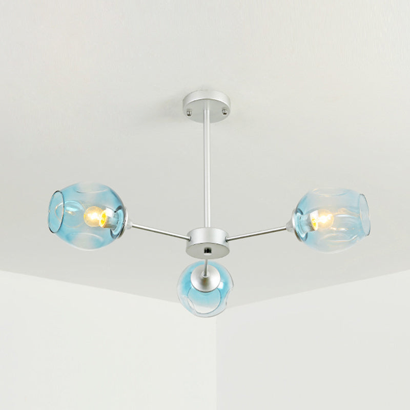 Delphine Whiskey Glass Branch Chandelier Modern Pendant