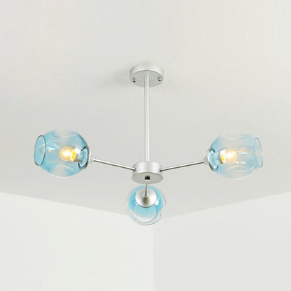 Delphine Whiskey Glass Branch Chandelier Modern Pendant