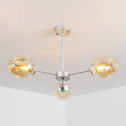 Delphine Whiskey Glass Branch Chandelier Modern Pendant