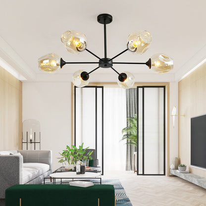 Delphine Whiskey Glass Branch Chandelier Modern Pendant