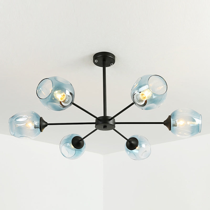 Delphine Whiskey Glass Branch Chandelier Modern Pendant