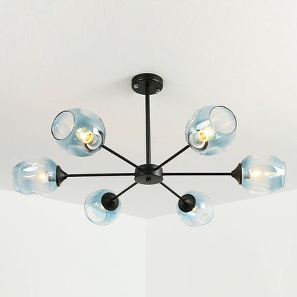 Delphine Whiskey Glass Branch Chandelier Modern Pendant