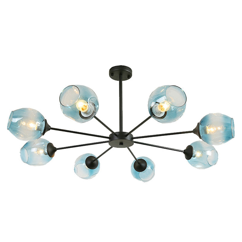 Delphine Whiskey Glass Branch Chandelier Modern Pendant