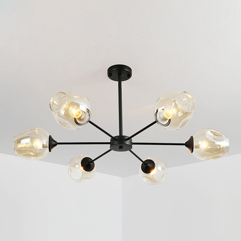 Delphine Whiskey Glass Branch Chandelier Modern Pendant