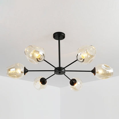 Delphine Whiskey Glass Branch Chandelier Modern Pendant