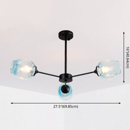 Delphine Whiskey Glass Branch Chandelier Modern Pendant