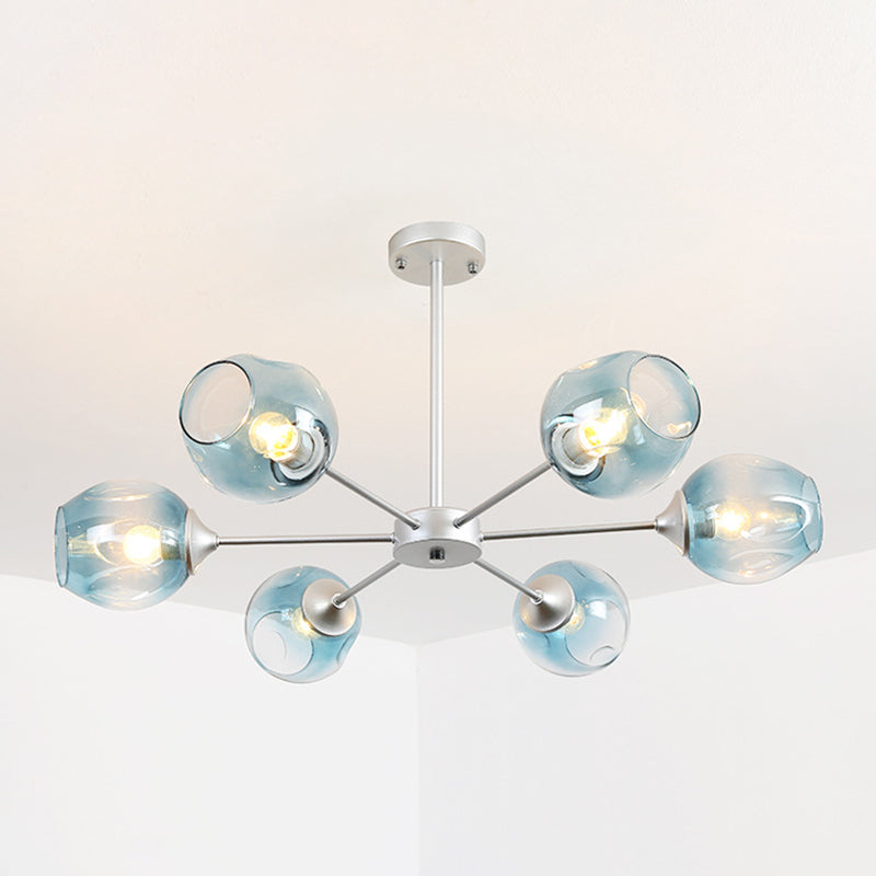 Delphine Whiskey Glass Branch Chandelier Modern Pendant