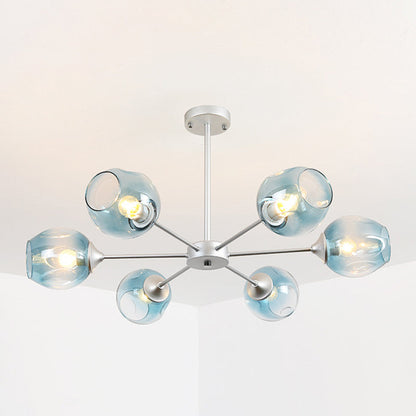 Delphine Whiskey Glass Branch Chandelier Modern Pendant