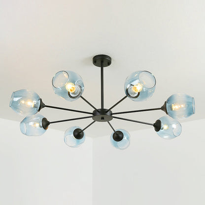 Delphine Whiskey Glass Branch Chandelier Modern Pendant