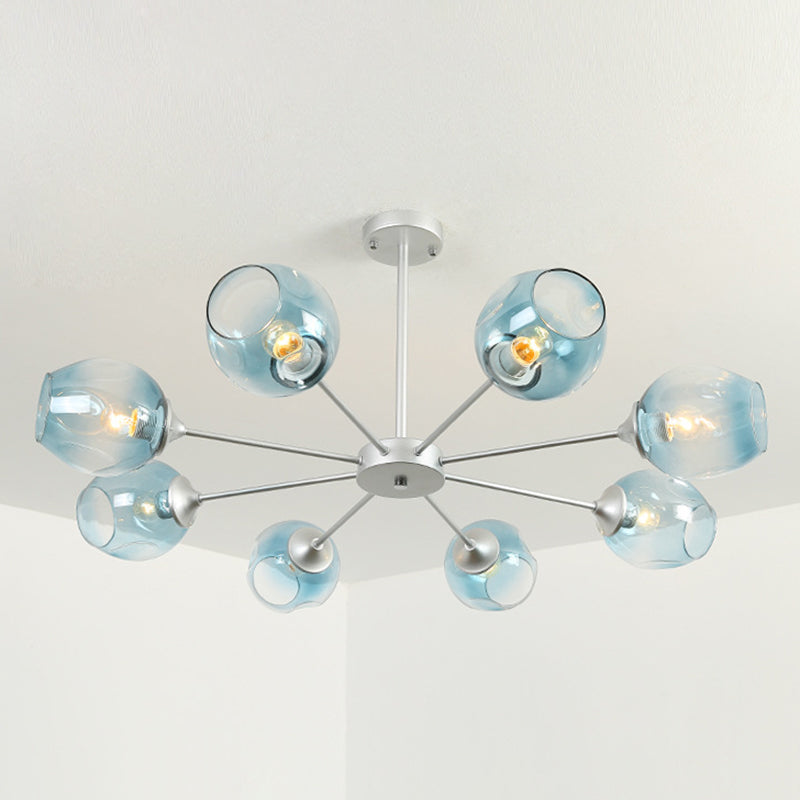 Delphine Whiskey Glass Branch Chandelier Modern Pendant