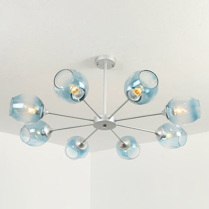 Delphine Whiskey Glass Branch Chandelier Modern Pendant