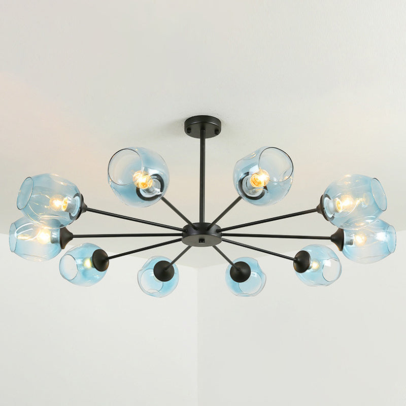 Delphine Whiskey Glass Branch Chandelier Modern Pendant
