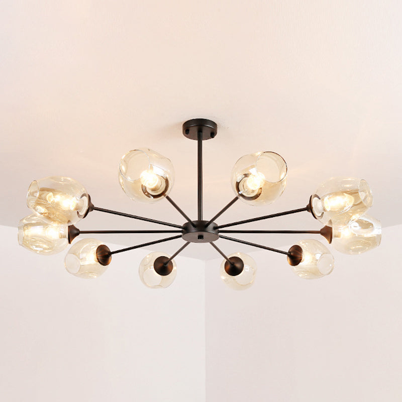 Delphine Whiskey Glass Branch Chandelier Modern Pendant