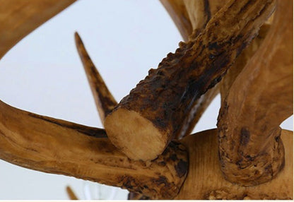 Geneviève Rustic Deer Antler Candelabra Chandelier Pendant