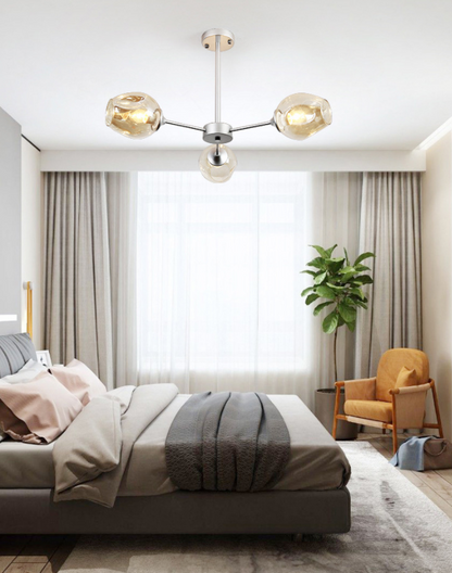 Delphine Whiskey Glass Branch Chandelier Modern Pendant