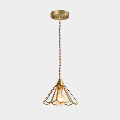 Élodie Tiffany Style Frosted Glass Pendant Light