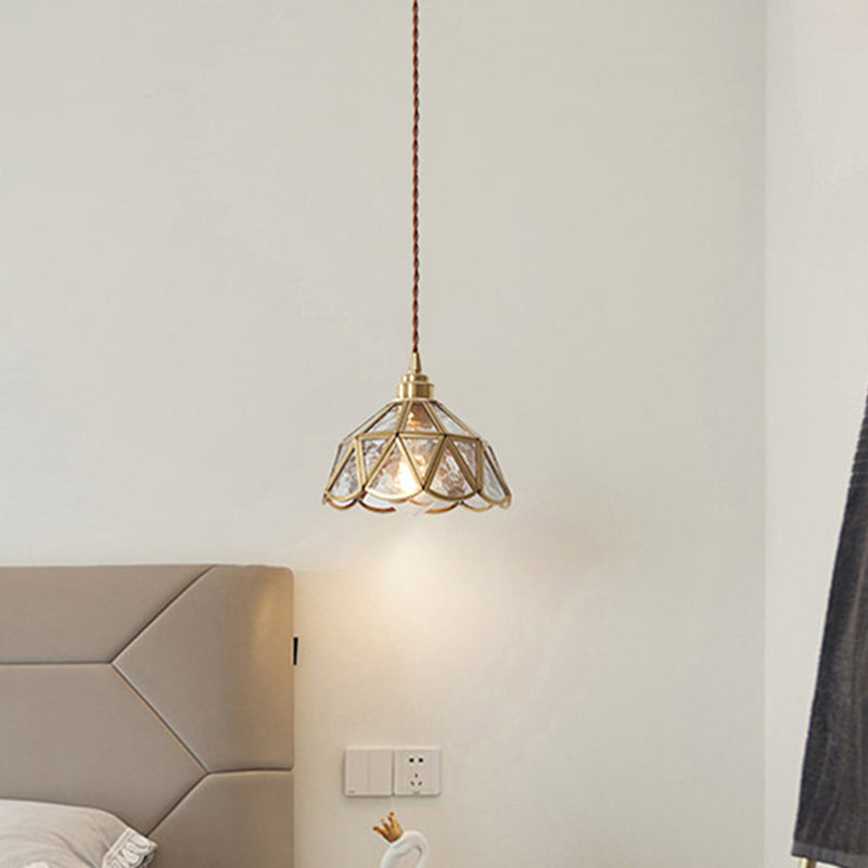 Élodie Tiffany Style Frosted Glass Pendant Light
