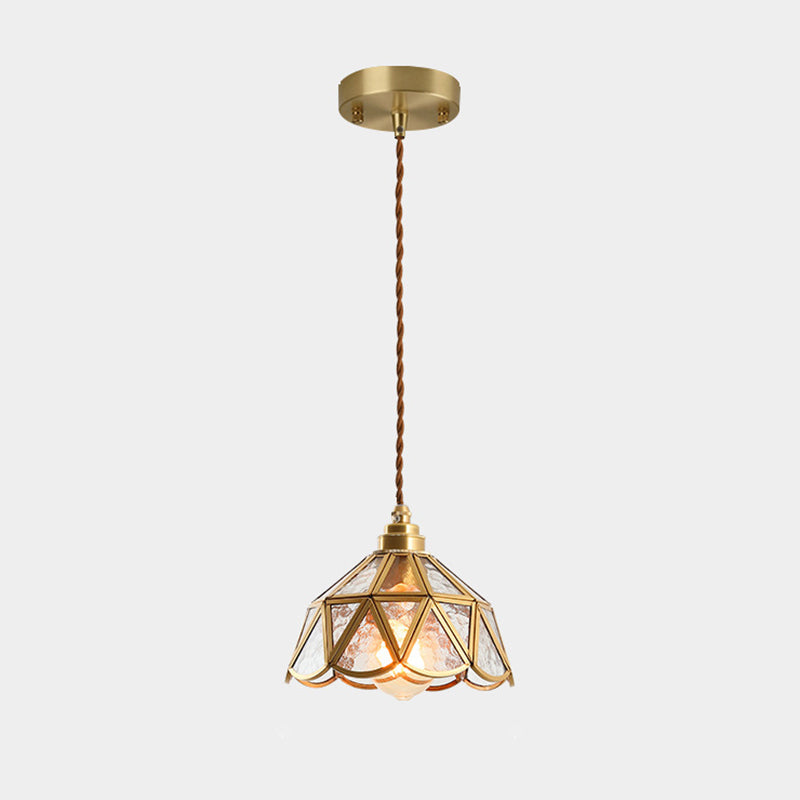 Élodie Tiffany Style Frosted Glass Pendant Light