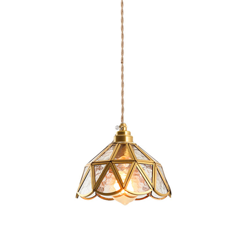 Élodie Tiffany Style Frosted Glass Pendant Light