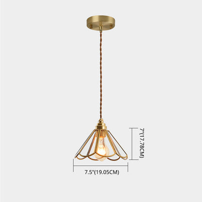 Élodie Tiffany Style Frosted Glass Pendant Light