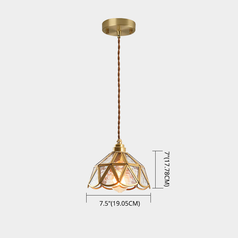 Élodie Tiffany Style Frosted Glass Pendant Light
