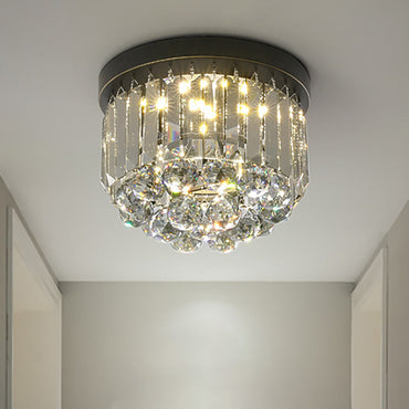 Émilienne Modern Crystal LED Flush Ceiling Light
